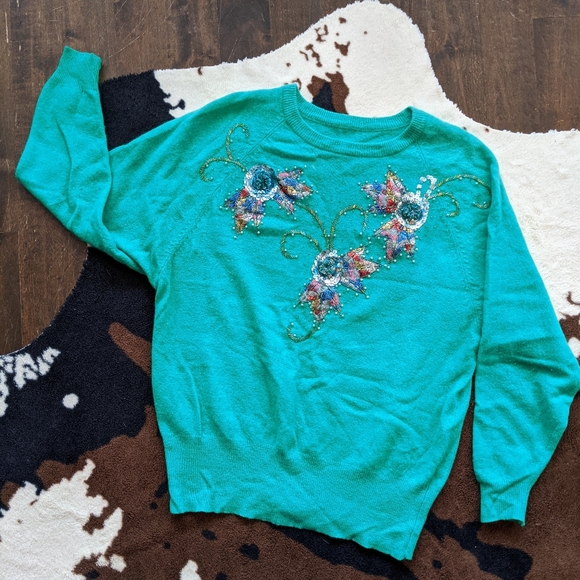 80s SPARKLE sweater - Picture 1 of 4